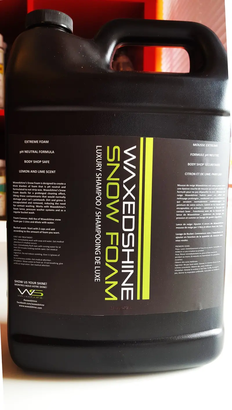 Waxedshine Premium Luxury Car Shampoo – 128 Oz Concentrated Formula 1