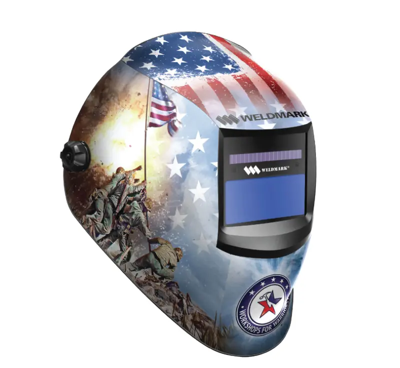 Weldmark Workshops For Warriors Veteran Tribute Auto-Darkening Welding Helmet 1