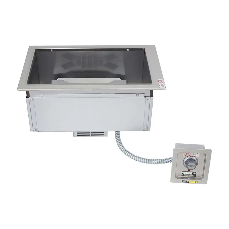 Wells Mod-100Td 120V Single-Compartment Top-Mount Drop-In Electric Food Warmer 1