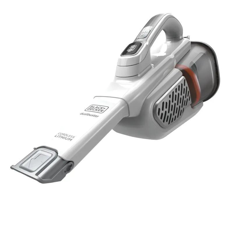 White Dustbuster® Advancedclean+™ Cordless Handheld Vacuum With Extended Crevice Tool 1