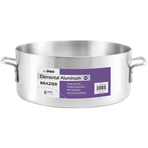 Winco Aluminum Brazier – 28-Quart Elemental Series 1