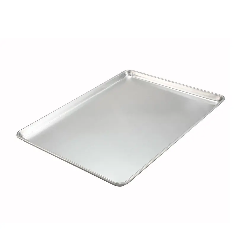 Winco Alxp-1826 Full-Size Aluminum Sheet Pan – Closed Bead Rim, 18 In × 26 In × 1 In 1