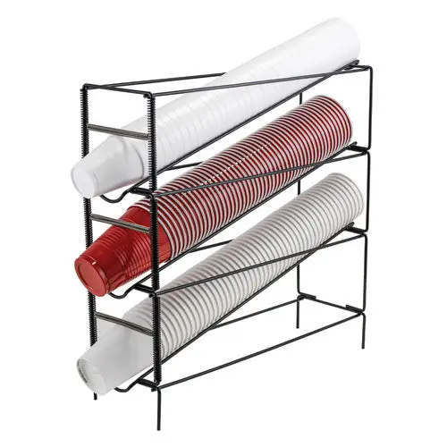 Winco Cdr-3 Three-Tier Stackable Cup Dispenser Rack 1