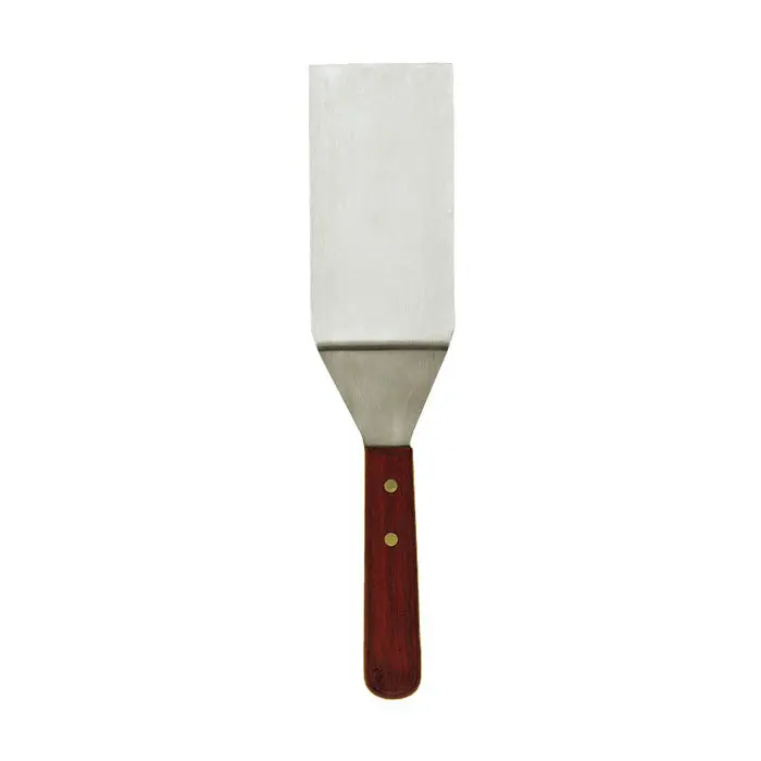 Wood-Handled Square-End Turner – 7.5 X 3 Inches 1