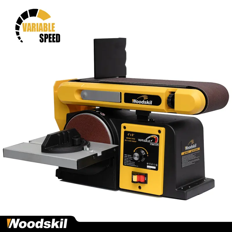 Woodskil 4.5-Amp 4X36" Belt & 6" Disc Sander Combo – Upgraded 3/4Hp Model 1