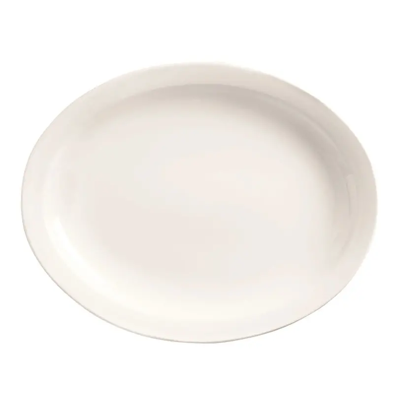 Wti Porcelana Narrow-Rim Platter – 9.75" X 7.375", Case Of 24 (Model 840-520N-9) 1