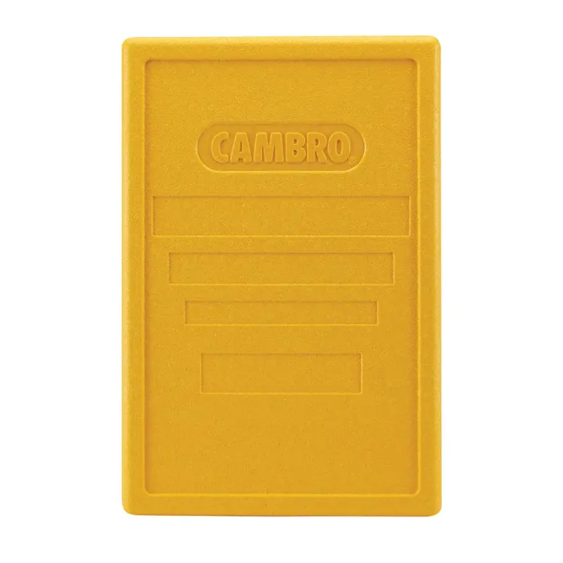 Yellow Insulated Cam Gobox Lid For 180-Quart Food Pan Carrier – Cambro Epp180Lid361 1