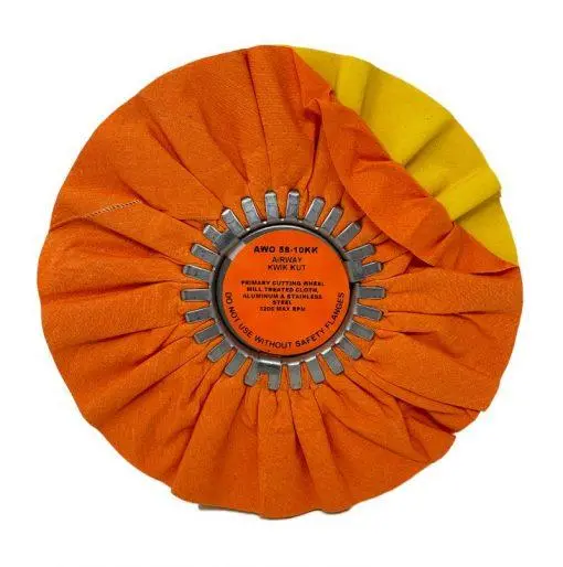 Zephyr Kwik Kut Primary Cutting Buff – 10-Inch Heavy-Cut Airway Wheel 1