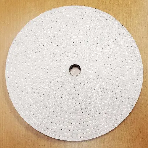 Zephyr Sewn Laminated Sisal Buffing Wheel – 10 Inch Diameter 1