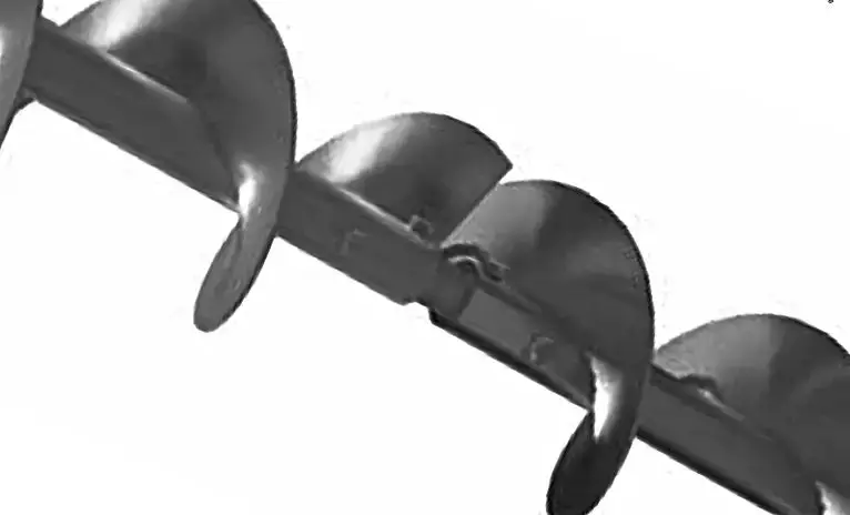 14" Left-Hand Quick-Change Sectional Screw — 11' 9" Length (Model 14Cs512) 1