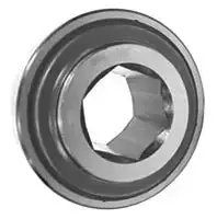 206Krr6 Sealed Ball Bearing — 1 Inch Hex Bore 1