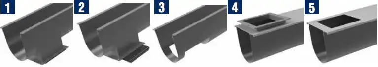 4-Inch Screw Conveyor Discharge Spout — Model 342-0148 (No Hand Slide) 1