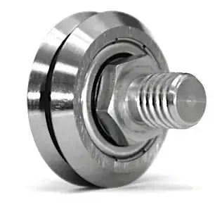 Concentric Swacwd2Ssx Stainless Studded V-Guide Bearing – Thru-Hole Design 1