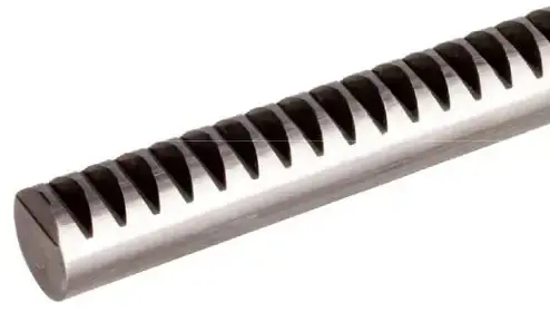 High-Strength Round Gear Rack Module 1 (10×6×10) – 500 Mm Length 1