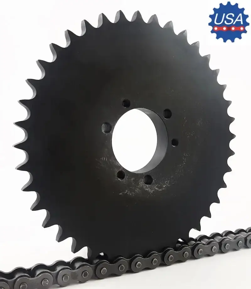 Qd-Type 120F45 Roller Chain Sprocket 1