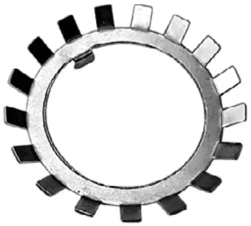 W12 External Tooth Lock Washer – Zinc-Plated, Anti-Loosening Fastener 1